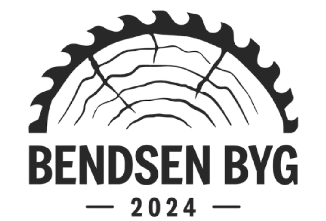 Logo af Bendsen Byg med værktøjssymbol.